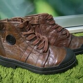 Деми ботинки Pataugas из натуральной кожи, размер 31 (по стельке 19 см)