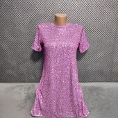 Красивое нарядное платье паетки на девочку 11-12лет, р.146-152