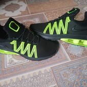 Nike Shox Gravity /Original/ черные кроссовки 40,41р !! Индонезия Черн-салат