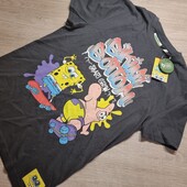 С&А & SpongeBob! Трикотажная футболка для мальчика! 146/152! Лот 4500