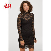 Облягаюча мереживна сукня H&M, р. S, опис