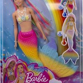 Барбі русалка Магічна зміна кольору Barbie dreamtopia rainbow magic mermaid. Коробка пошкоджена