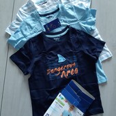 Набір футболок Lupilu Німеччина, 3шт / 110-116см. В упаковці!