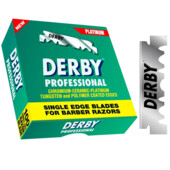 Профессиональное лезвие для бритвы и шаветт Derby Single Edge (Турция)