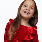 ❤️Неймовірна оксамитова сукня h&m 4-6y