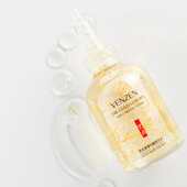 Тонер-сыворотка для лица venzen 24k gold luxury line carving toner