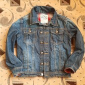 Крутая джинсовая куртка DenimCo Primark 128-134см. Отл.сост.!