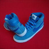 Кроссовки Nike Blazer High blue натур замша 38 разм