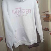 Белый худи Tommy Hilfiger.Оригинал.(собирайте мои лоты)