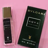 Bvlgari Aqva Pour Homme 40 мл. с феромонами. Свежий, фужерно-водяной аромат для мужчин.