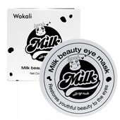 Омолоджуючі гідрогелеві патчі під очі Wokali Milk Eye Mask, 60 шт.