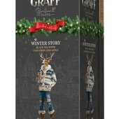 Чай чорний байховий Graff Winter story з корицею та яблуком