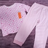 Котоновая пижама для девочки 2-3 года. Primark