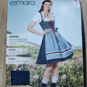 Сукня комплект дірндл Esmara Блакитне - розмір евро 40 (укр 46/48)