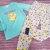 Флисовая пижама "Покемон Пикачу" на 10-11 лет. Primark