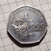 Монета Сан-Томе і Прінсіпі 1000 добр 1997