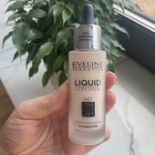 Рідка тональна основа Eveline Cosmetics Liquid Control оригінал