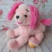 Щенок собака барби озвучена barbie 2001 talking pink plush dog mattel