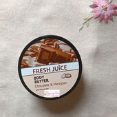 Крем-масло для тела Fresh juice body butter Шоколад и Марципан с маслом ши и какао 225 мл