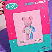 Конструктор 3D Magic Blocks Мишка 40см. На 3031 деталь