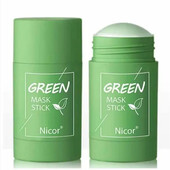 Очисна маска-стик проти чорних цяток і акне nicor green tea face mask stick