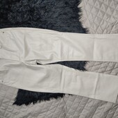 Zara, 34 eur, молочні штани еко шкіра