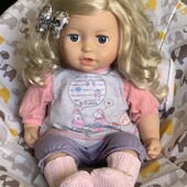 Лялька Zapf Baby Annabell мила Софія 45 см з аксесуарами Стан нової !!!