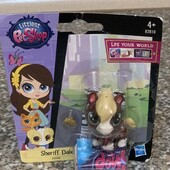 Дуже рідкісна колекційна фігурка littlest pet shop Sheriff Dale Висота 5см.