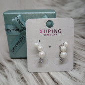 Сережки 'Xuping' Майорка,Фіаніт 086472