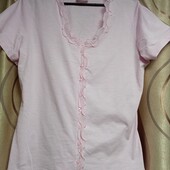 Нежная котоновая футболка (Street One), р.M/L(46/48)