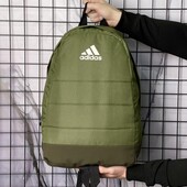 Рюкзак Матрас Хакі Adidas (біле лого)