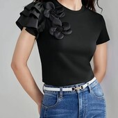 Повсякденна стильна футболочка, розмір 50--54, 2xl