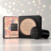 01, 02 Тональний кушон VEZE Beauty linasi крем, легкий, зволужуючий