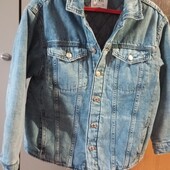 Куртка джинсова утеплена від Zara,10 років