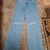 Стильні широкі джинси zara