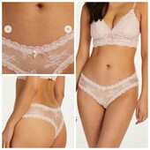 Hunkemoller! Ніжно-рожеві жіночі труси, бразиліани М розмір pale lilac! Лот 411