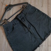Джинсова юбка Boohoo, р. S