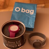 Оригінальний годинник o bag, в комплекті два ремінця