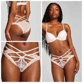 Hunkemoller! Неймовірні трендові жіночі труси, страп-панти М розмір snow white! Лот 158