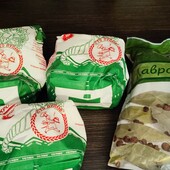 3 пачки крохмаля + лавровий лист разом