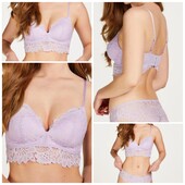 Hunkemoller! Дуже ніжний мереживний жіночий бюстгалтер без кісточок 75В lavendula! Лот 454