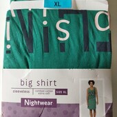 Нічна бавовняна сорочка зелена Nightwear M,L