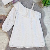 Неперевершена сукня zara коттон прошва