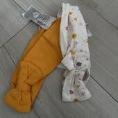 Повʼязки на дівчинку (немовля), обʼєм 40-42 см, 2 одиниці