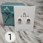 Сережки Stainless Steel нержавіюча сталь 7мм