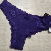 Hunkemoller! Жіночі труси із сіточки з ремінцями М розмір violet indigo! Лот 426