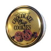 Металлическая коробка от печенья винтаж — Danish Chocolate chip cookies