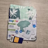 Лупілу! Трикотажна футболка для хлопчика 122/128, в лоті 2 шт! Лот 606