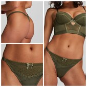 Hunkemoller! Жіночі труси з мереживом, стрінги Хл розмір four leaf clover! Лот 900