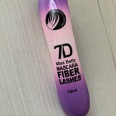 Туш 7D Mascara водостійка подовжуюча чорна